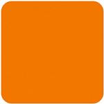 Felt Square in Super Bright Orange 22.8 x 22.8cm (9 x 9