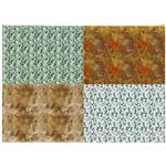 The Crafty Witches Twilight Hoot Fatter Quarter Autumn Tones Fabric Panel (140 x 104cm)