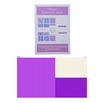 Jenny Jackson Rainbow FPP Block Twelve of the Month Kit: Paper Pattern & Fabric Panel
