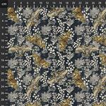 Wabi Collection Moths Indigo Fabric 0.5m