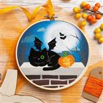 Wool Couture Black Cat Halloween 7