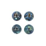 50cts Blue Chrysocolla Smooth Rounds Approx 11to 12mm (Set of 4)
