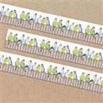 Emma Ball Budgies in Beanies Washi Tape 20mm Roll