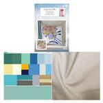 Helen Newton Spring Greens Enjoy The Ride Cushion Kit: Instructions, Panel & Fabric (0.5m)