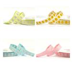 Easter Themed Grosgrain Ribbon Bundle 16mm x 25m Rolls (4pcs) - One Roll Free. Save £9.99
