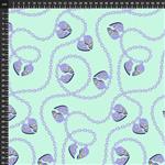 Tula Pink Besties Collection Big Charmer Bluebell Sateen Extra Wide Backing Fabric 0.5m (274cm)