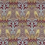 Charles Voysey Birds Wine Deluxe Tapestry Fabric 0.5m