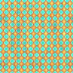 Jason Yenter Calypso II Diamond Mosaic Aqua Fabric 0.5m
