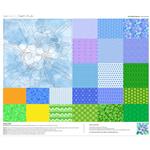 Lewis & Irene Delphine Brooks Flower Collection Forget-Me-Nots Natural Panel 0.9m