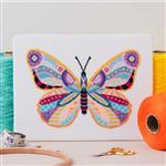 Meloca Designs Mandala Butterfly Counted Cross Stitch Kit
