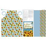Debbi Moore Sunflower Apron Fabric Panel 140cm x 87cm