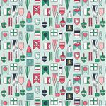 Riley Blake Ahoy Mermaids Flags Fabric 0.5m