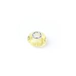Baltic Lemon Amber Pumpkin Shaped Bead