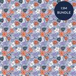 Tiny Florals Cool Collection Wild Garden Berry Fabric Bundle (1.5m)