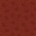 Lynette Anderson Good Boy and Kitty Collection Flowers Rust Fabric 0.5m