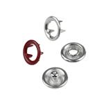 Green Machine 9.5mm Burgundy Snap Poppers (100 Sets)