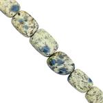 115cts K2 Jasper Smooth Tumbles Approx 14x9 to 17x12mm 14cm Strand  