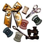Stitch In Time Buttons 9 Pieces