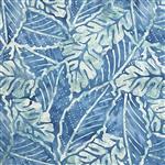 Indonesian Bali Batik Blue Fabric 0.5m