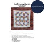 Lynne Goldsworthy Double Wedding Ring Quilt Instructions 58” Square (147cm) - Digital Download