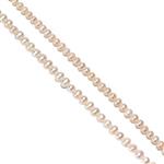 White Freshwater Cultured Potato Pearls, Approx 7mm, 8mm & 9mm, 2x38cm Strands With Downloadable Instructions By Linda Brumwell