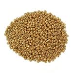 11/0 Galvanized Gold Seed Beads Approx 26GM/TB