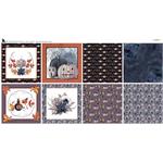 The Crafty Witches Boo-tiful Squares Fabric Panel (140 x 75cm)