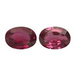 1.6cts Malawi Garnet 7x5mm Oval Pack of 2 (N)