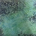 Indonesian Bali Batik Turquiose Fabric 0.5m