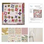 Suzie Duncan's Liberty Pastel Tones Botanical Trail Quilt Kit: Instructions, Fabric (1.5m) & FQs (8pcs)