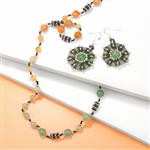 Natural Multicolor Aventurine,  4mm, 6mm & 8mm With Downloadable Instructions By Mark Smith