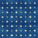 Lewis & Irene Stuart Hillard Hajime Collection Scratch Spot Blue Fabric 0.5m