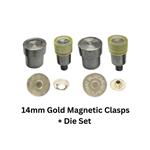 Green Machine Magnetic Clasp  & Die Gold Finish Starter Set (10 x 14mm) 
