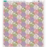 Hexie Floral Fabric Rectangle Fabric Panel 47cm x 55cm