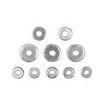 925 Sterling Silver Rondelles Approx 5 to 8mm 10pcs 