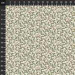 William Morris Cotswold Holiday Collection Mistletoe Cream Fabric 0.5m