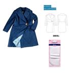 Sussex Seamstress Danehill Coat Pattern (Sizes 8-30) with Free Shoulder Pads