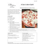 Suzie Duncan's A Star is Born Lap Quilt Instructions