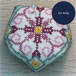 Cross Stitch Guild November Biscornu on Aida