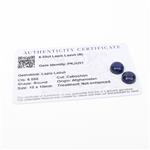 6.55cts Sar-i-Sang Lapis Lazuli 10x10mm Round  (N)