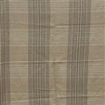 House of Alistair Luxury Linen Viscose Check Biscuit Fabric. Sold by the Metre