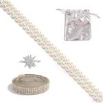 Diamante Shell Pearl Project With Instructions By Debbie Kershaw