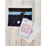 Living in Loveliness Wallet Kit; Pattern & Fabric - Navy 