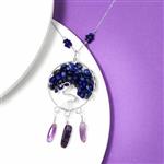 Silver Plated Copper Wire, Chips & Nuggets, Amethyst & Lapis Project With Downloadable Ins