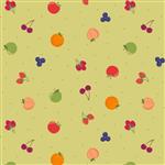 Lewis & Irene Small Things… Sweet Fruit Green Fabric 0.5m