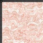 Midas Touch Collection Contours Blush Metallic Fabric 0.5m