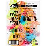 Visible Image Believe In Me Stamp Set