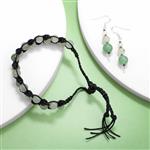 270cts Green Aventurine Plain Rounds, Approx 6mm, Approx 1m Strand