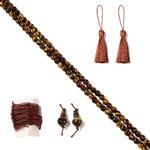 215cts Tigers Eye Mala Necklace & Bracelet Project with Brand New Guru Beads