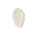 18cts Icy White Agate Leaf With Instructions By Alison Tarry